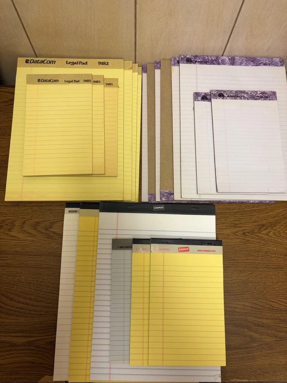 21-Piece Legal Pad & Junior Legal Pad Writing Set – Staples, Datacom & Amp Easy